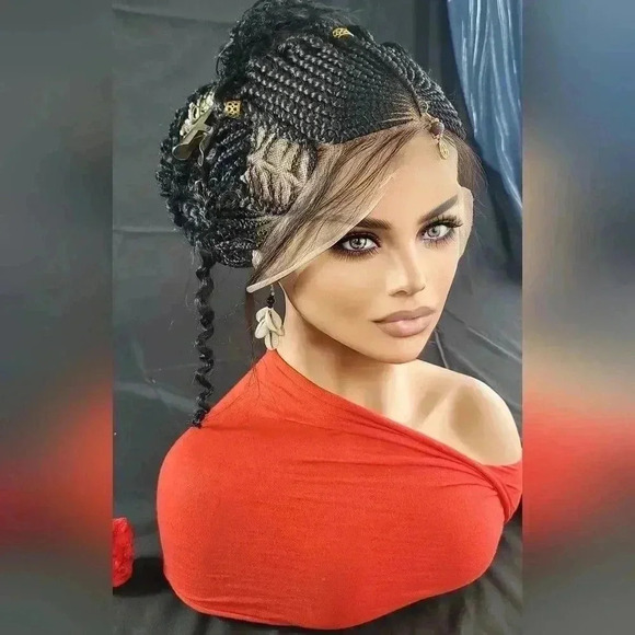 Premium Handmade BraidedLace Wigs for Working Women -Versatile, Lightweight, NWT - Picture 9 of 15